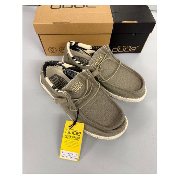 New! Hey Dude Wally Stretch Canvas Shoes main image 3